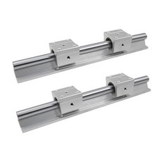 2개/대 Sbr10 선형 가이드 레일 샤프트 로드 Cnc 라우터 부품 용 4pc 베어링 블록이있는 모든 길이, 01 빠른  Mainland, 06 400mm, 04 SBR16
