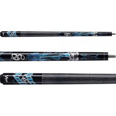 Viper by GLD Products 주니어 121.9cm(48인치) 2피스 당구/수영장 큐 락앤롤 473.2ml(16온스) 블루 50-0404 147803