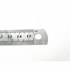 스틸 철제 쇠 자 15cm 스틸자 쇠자