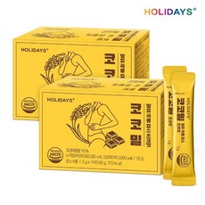 홀리데이즈 코코밀 발효 곡물 효소 초코맛 14포 2박스, 42g