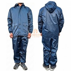 <공구파는언니>아야지 투피스 (상하의 한벌) 작업복 원피스 바지 페인트복 방진복 방풍복 도장복 청소복 겨울용, 1개, 블루