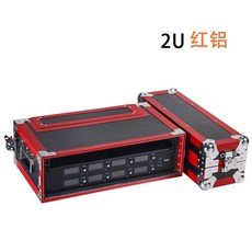 마이크 하드케이스 충격방지 알루미늄 음향기기 합금, B. 스라이트가 달린 2U 마이크 주변 장치 상자 빨간, B. 스라이트가 달린 2U 마이크 주변 장치 상자 빨간