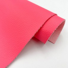 20x30cm Litchi PU 가죽 패브릭 가짜 가죽 바느질 가방 의류 소파 방수 합성 직물 DIY 활 재료 시트, 17 Rose Pink