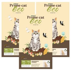 뉴트리나 프라임캣 에코 5kg X 3개 길고양이사료