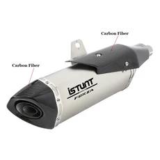 혼다 Forza750 Forza Nss750 NSS 750 2021 탄소 섬유 열 실드 머플러 DB 킬러가있는 오토바이 배기 탈출, [02] Type H