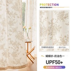VANLUEE 全遮光窗簾 臥室 透光不透人, 1.4米寬*1.3米高一片