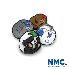 NMC 롤링베어 볼마커 나이스매너스클럽, 1개, 화이트