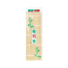 画婵® 壽司簾子 海苔捲簾 紫菜包飯材料工具, 壽司竹簾1個,22*24釐米柔軟不易斷, 1個
