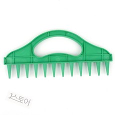 J스토어 수동 잡초 갈퀴 도구 잔디갈퀴 쇠갈퀴 손갈퀴, 1개