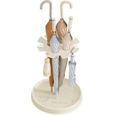 입구 공간 절약을 위한 EHERDM 우산 홀더 16 와 드립 트레이 다기능 보행 스틱 홀더가 있는 긴/짧은 손잡이 원형 스탠딩 랙용