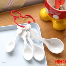 韓國大創 Daiso 米奇四入組量匙套裝 可掛式量勺 廚房烘焙料理計量好幫手, 1個