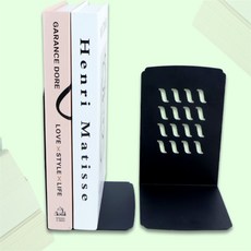 아시아최고 기본형 북엔드L형 중 철제북엔드, 블랙