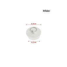 주방 욕실 실리콘 바닥 배수 플러그 싱크대 욕조 마개 커버 세탁물 누출 방지 싱크대 플러그 1PC, 08 white-4.4-4.2cm