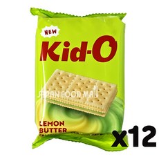 키도 레몬 버터 크래커 샌드위치, 12개, 90g