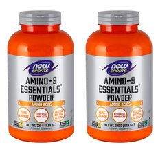 NOW Foods Amino-9胺基酸粉, 330g, 2罐