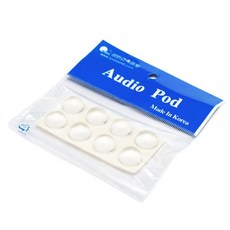 오디오포드 방진볼 방진 고무 범폰(오디오 스피커 진동 방지 충격 흡수), 투명, BS-18, 1개