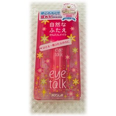 KOJI Honpo Eye Talk 雙眼皮膠 強力定型 防汗水 清透, 1個, 紅色:長效型