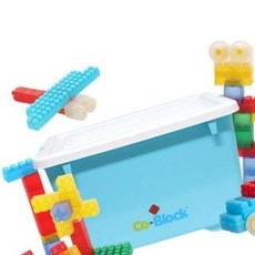 유아 감각발달 교구 CoBlock 레인보우코블록140pcs, 단품, 1