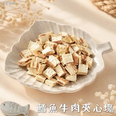 THE ONE 寵物零食 雞肉鱈魚丁燒 牛肉鱈魚丁燒 犬貓適用, 1包, 牛肉鱈魚丁燒70g, 70g, 牛肉鱈魚