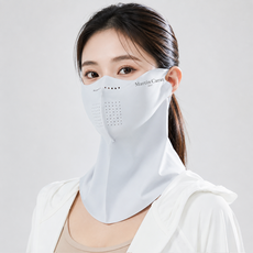 마틴캐럿 UV 쿨링 자외선차단 넥페이스 스포츠 마스크, 1개, 포그블루