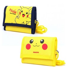 Feelbox 孩童寶可夢魔鬼氈掛繩錢包2件組