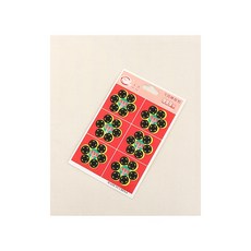 패션스타트 플라스틱 스냅단추 10mm 36개입 블랙, 1개