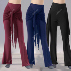 SAMARA 라인댄스복 바지 밸리댄스 여성 연습복 공연 레이어드