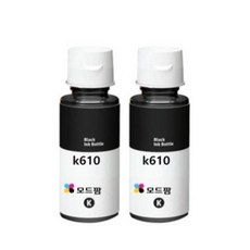모드팜 삼성 INK-K610 호환잉크 세트 SL-T1670W / T2270W / J1560W / T2170W, ink-k610 검정, 2개