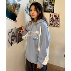 코드그라피 CGP 레이싱 배색 스냅 후디_4color