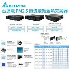 台達電 PM2.5 直流變頻全熱交換器 新風機, VEB150AT3, VEB150AT3