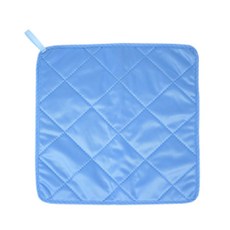 無塵布 GMP 防靜電抹布 食品藥廠專用 吸水潔淨超細纖維加厚毛巾, 1個, 藍色,兩層20*20