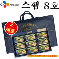CJ제일제당 스팸 8호(200g * 9개입) 소중한 선물세트 답례품 ++ 쇼핑백동봉, 2박스