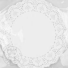 경성 종이레이스도일리 페이퍼 대 16.5cm 종이레이스원형 도일리페이퍼원형