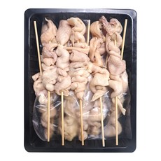 꼬치마트 국내산 닭껍질 꼬치 공장직영 해썹인증, 30개, 35g