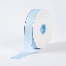 T 골지 리본 라이트 블루 40mm 90m 줄무늬리본 스트랩 띠지 공예 DIY