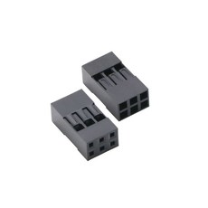 듀폰 플라스틱 쉘 2 더블 DS-VX 1/2*2/3/4/5/6/7/8/1 싱글 54MM 로우 커넥터, 20PCS 2x3PIN