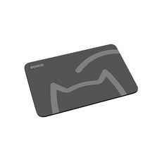 ECOCO 躲貓貓地墊 加大號 衛生間地墊 硅藻吸水墊, 1個, E24245躲貓貓地墊-大號