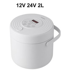 자동차 밥솥 12v 24V 220V 홈 이중 용도 자율 주행 휴대용 24v 트럭 스마트, 2L model 3, 1개