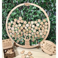 투명 원형 동전 결혼식 파티 용품 장식 생일 서명판, M. 컬러 60cm 170개