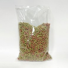 錦鯉魚飼料 雙色顆粒 均衡營養 淨化水質 觀賞魚專用 1公斤裝, 1kg, 1個