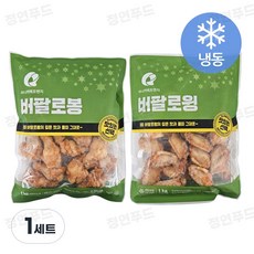 마니커 에프엔지 버팔로윙 1kg+버팔로봉 1kg, 1세트, 2kg