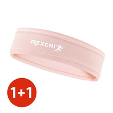1+1 golf1004 스포츠헤어밴드 쿨 헬스 골프 땀흡수 머리띠, 1개, 핑크 1+1