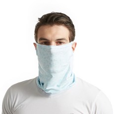 크로스 이어링 선타월 오토바이 통기 아이스 넥워머 봄여름 라이딩 마스크녀, 연한 남색의, 프리사이즈, 1개