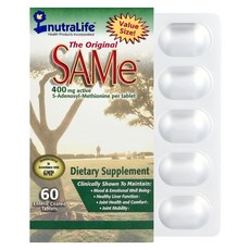 뉴트라라이프 더 오리지날 SAMe 400mg, 60정, 1개, 60정