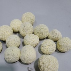 遠紅外線培菌球(18 20mm)黑/黃，高效培菌，穩定水質，適用於各種魚缸, 1個, 500g/黃色