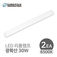 루멘룩스 광확산타입 30W 안정기일체형 리폼램프 6500K FPL 55w 대체용 LM52045M30CS, 주광색, 2개
