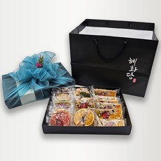 혜화당 수제 강정 오란다 종합선물세트 보자기포장 쇼핑백 포함, 520g, 1개