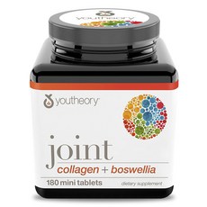 Youtheory 膠原蛋白&乳香迷你錠, 180顆, 1罐