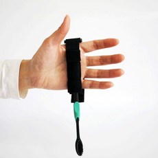 노인 식사 보조대 재활 훈련 흔들림 방지 홀더, 1개, 블랙