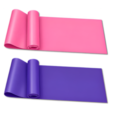 펴나나다 고탄력 전신 스트레칭 라텍스 요가밴드 0.35mm, 2개, 퍼플+핑크